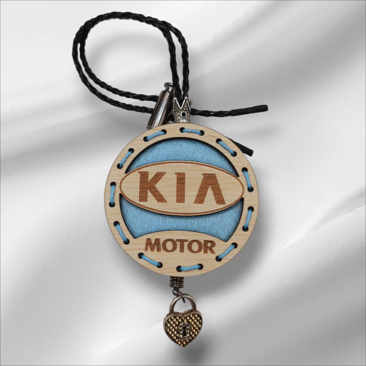 Ароматизатор для авто Kia Motors з дерева/войлока та аромапарфюм 10 мл (27158781)
