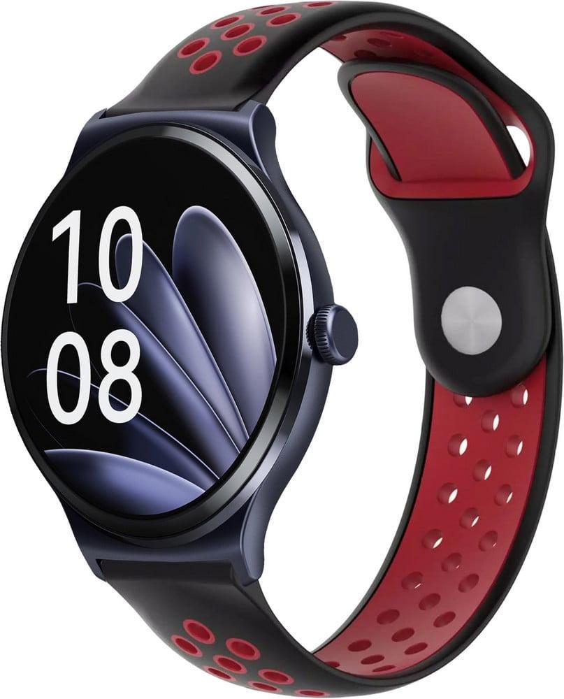 Ремешок Sport для Haylou Solar Lite LS05L Black/Red (40784-44)