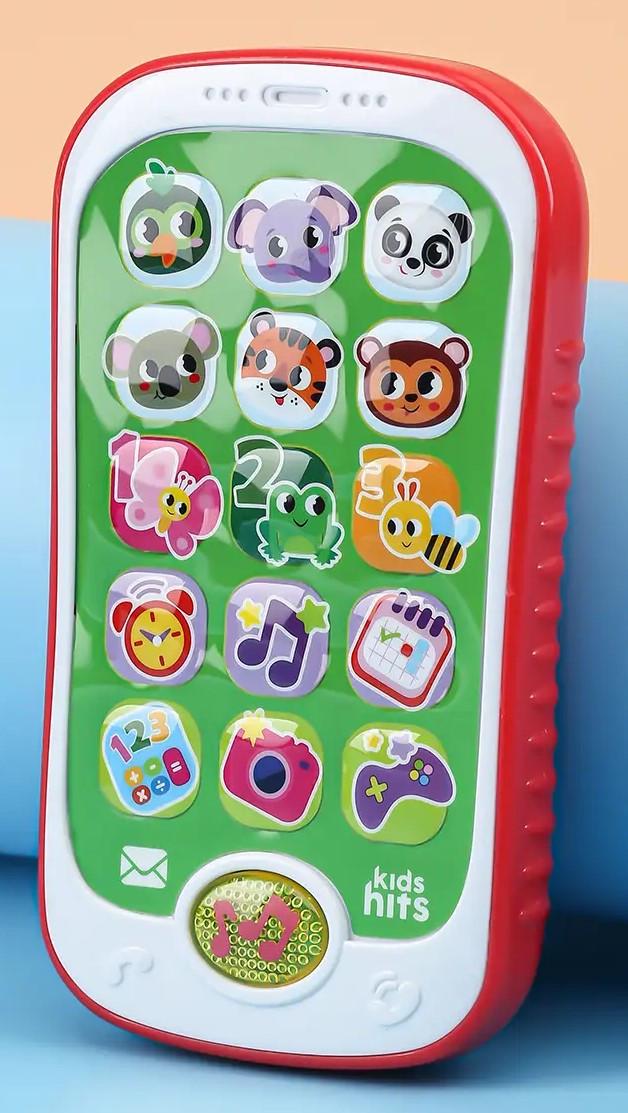 Іграшка музична розвиваюча Smart phone Kids hits Яскравий зоопарк (KH03/004) - фото 3