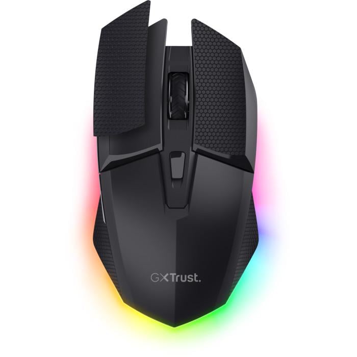 Мышь компьютерная беспроводная Trust GXT 122 Felox+ Dual Wireless Illuminated Gaming Mouse Bluetooth Black (25748)