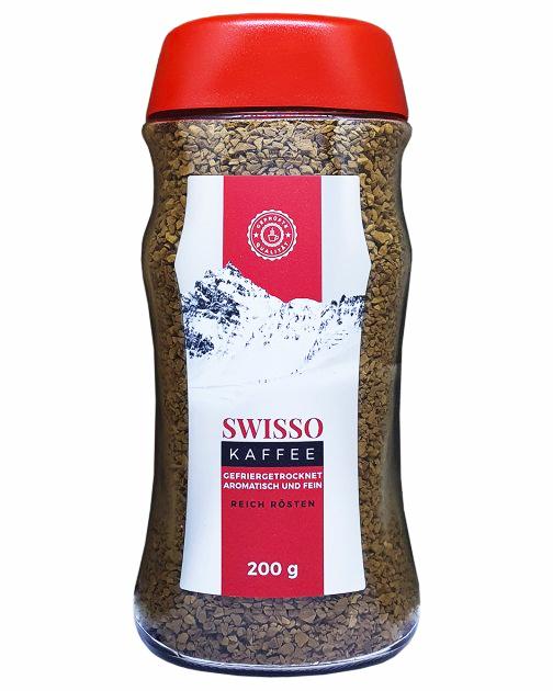 Розчинна кава Swisso Kaffee 100% Arabica 200 г