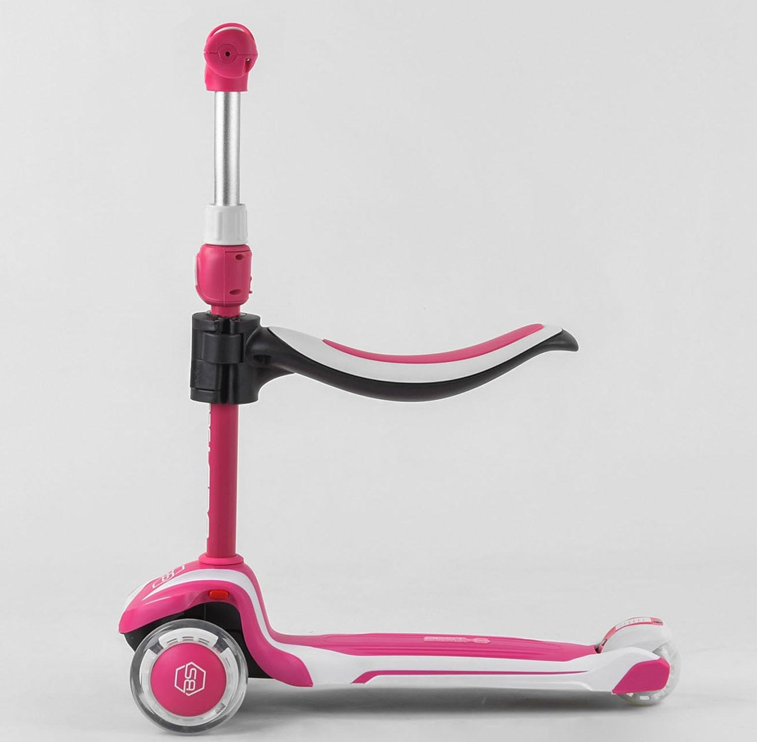 Самокат Best Scooter JS-41008 Розовый - фото 4