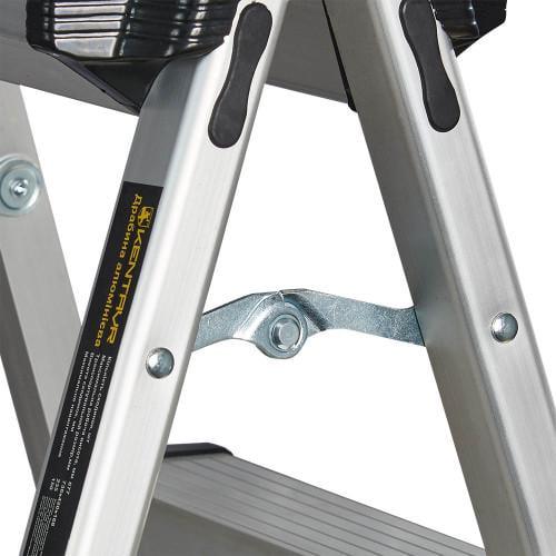 Лестница двухсторонняя алюминиевая Кентавр 4Д (000148550) - фото 2