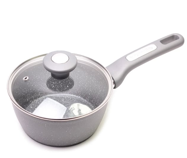 Ковш с крышкой Kamille 1,2 л (KM-4279GR)