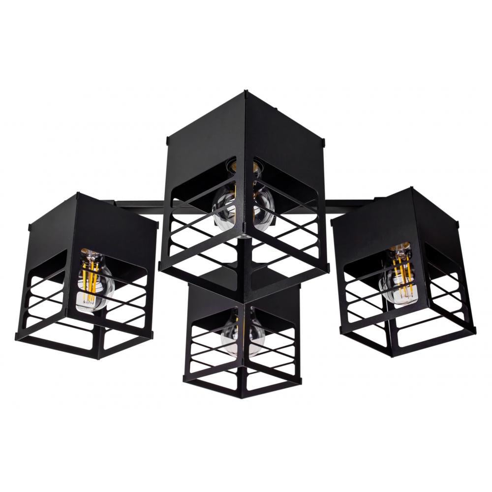 Люстра MSK Electric Urban на четыре плафона Черный (NL2310-4BK)