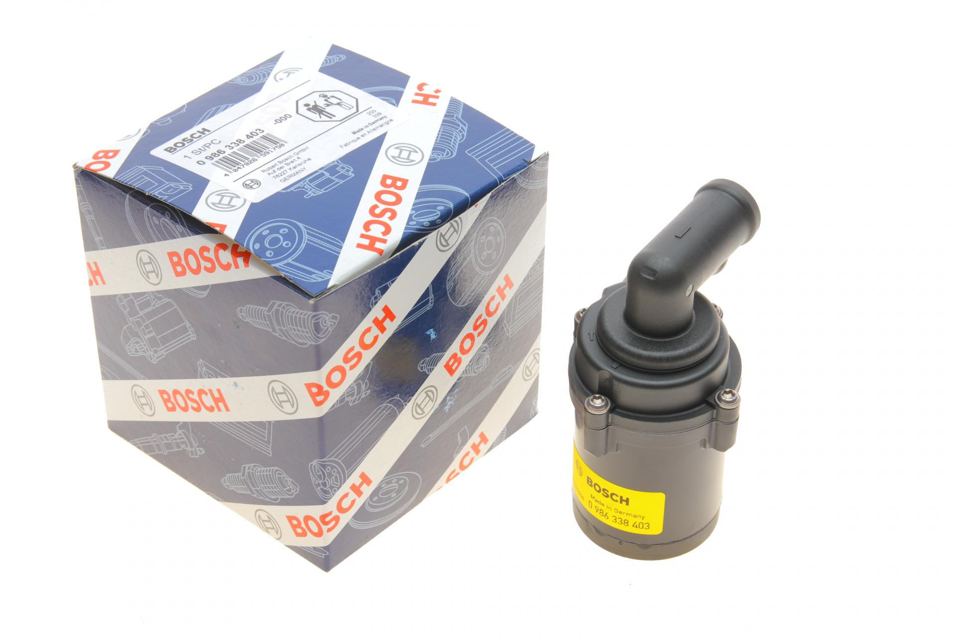 Насос системи охолодження додатковий BOSCH VW T6 2.0TDI 15-/VW Amarok 3.0TDI 16-0 (986338403)