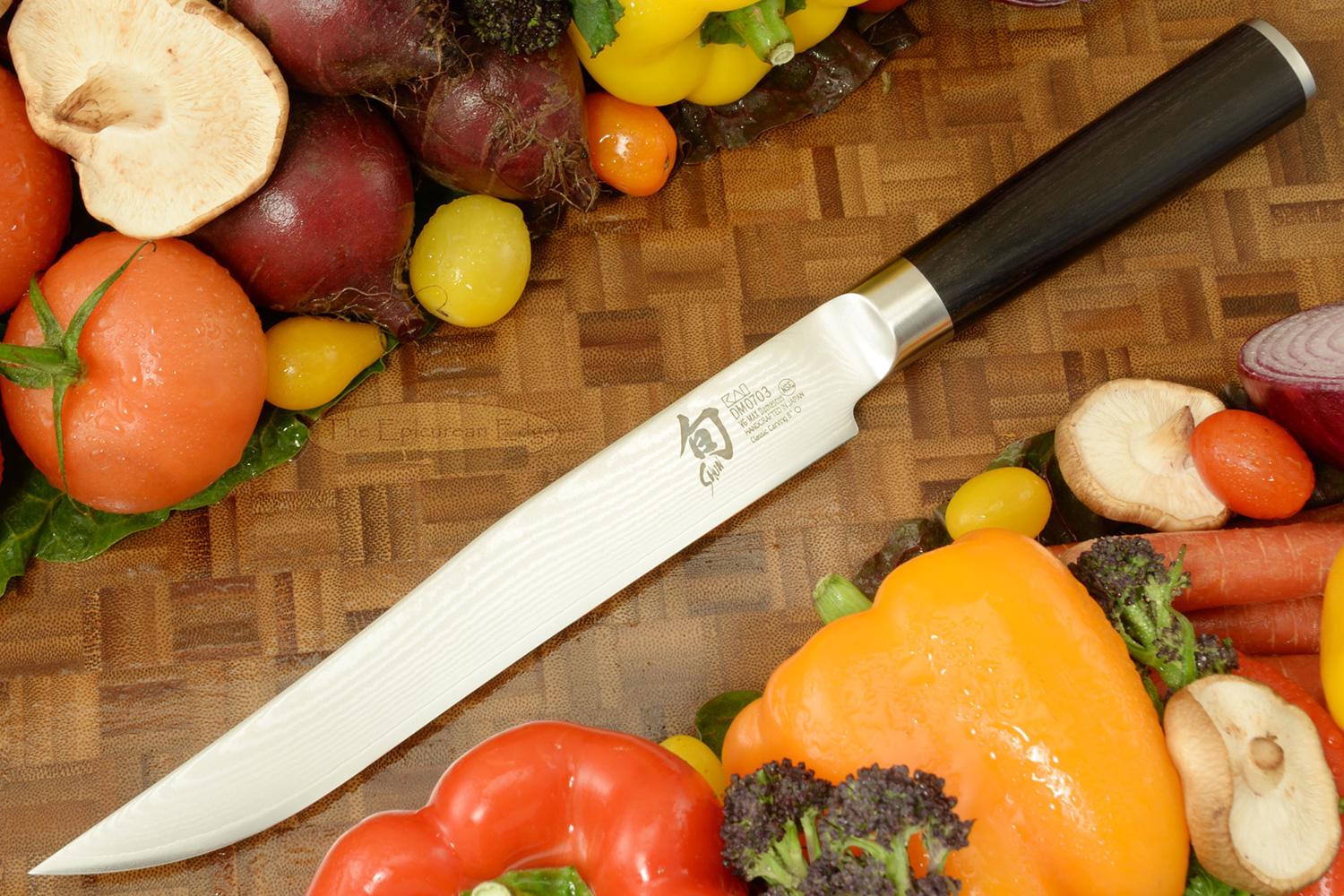 Нож кухонный KAI Shun Classic для нарезки 200 мм (DM-0703) - фото 6 Нож кухонный KAI Shun Classic для нарезки 200 мм (DM-0703) - фото 6