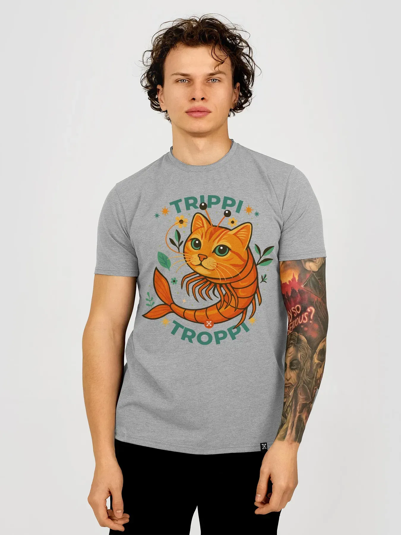 Футболка мужская Trippi Troppi L Серый (27001279)