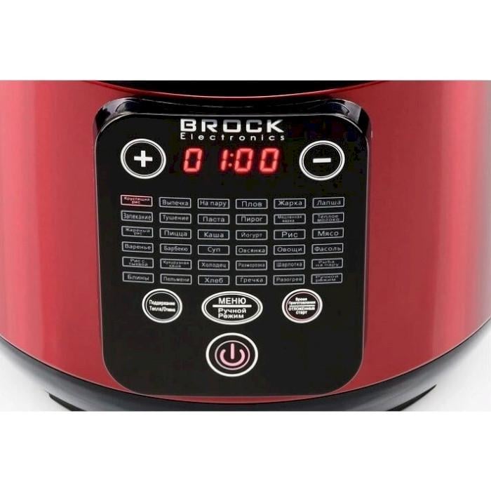 Мультиварка Brock MC 3602 RD 700W/5 л/36 программ/сенсорное управление/отложенный старт Red (MC 3602 RD) - фото 3 Мультиварка Brock MC 3602 RD 700W/5 л/36 программ/сенсорное управление/отложенный старт Red (MC 3602 RD) - фото 3