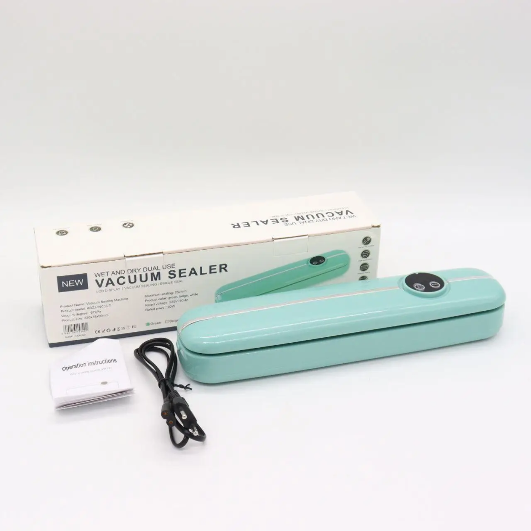 Пакувальник вакуумний Vaccum sealer для продуктів LED дисплей