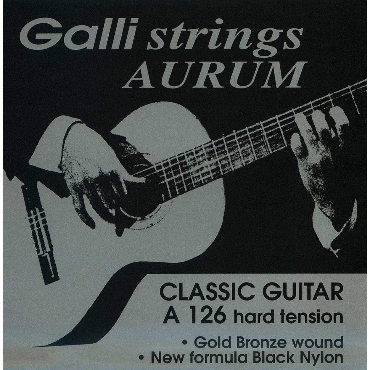 Струни для класичної гітари GalliStrings A126 Hard TNS (21313)