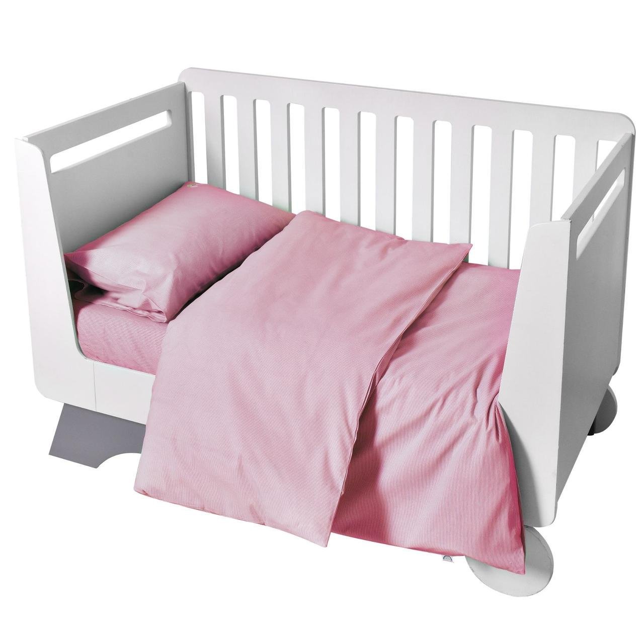 Комплект постельного белья детского IDEIA Papaella хлопок с вышивкой Розовый (25897631)