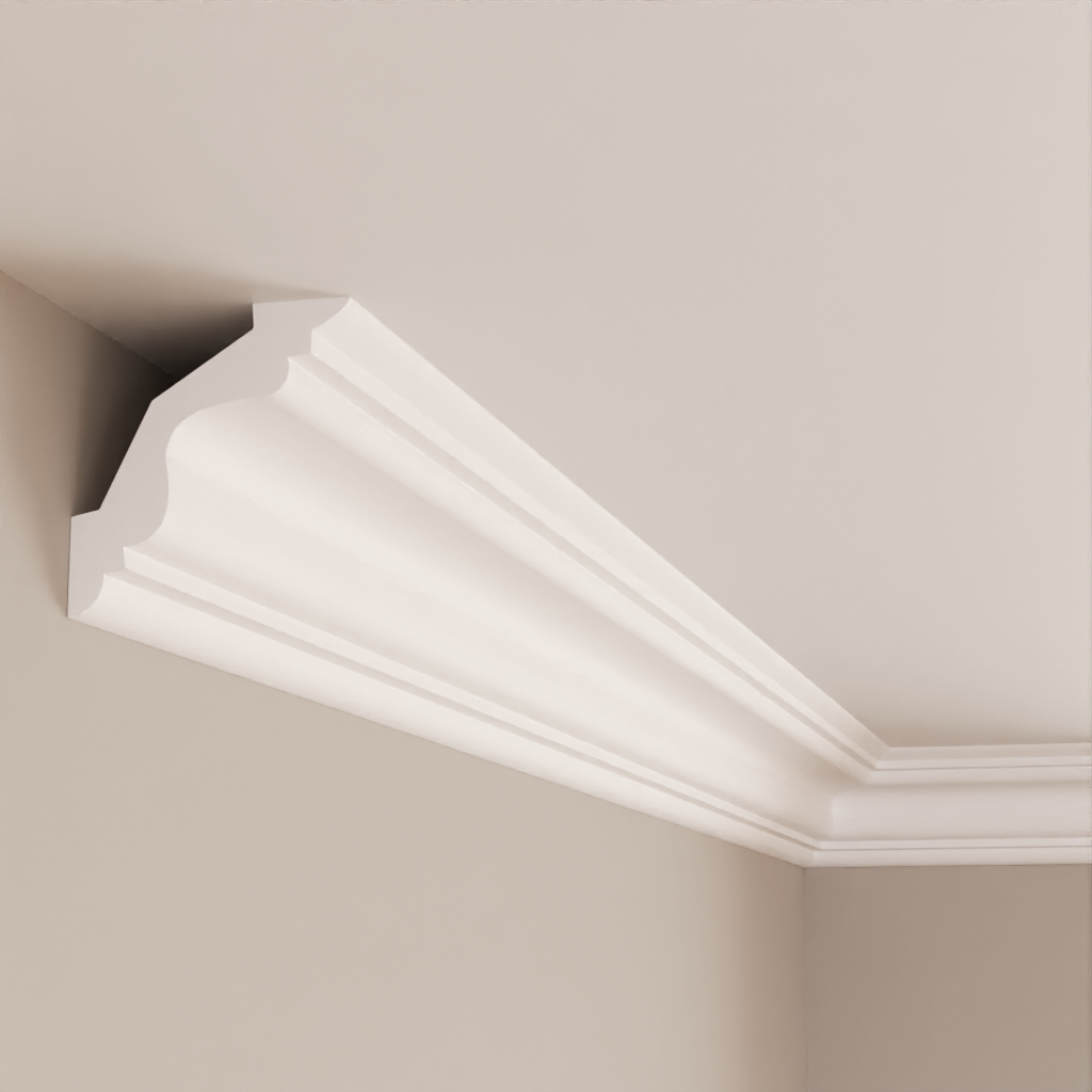 Карниз полиуретановый Gaudi Decor P 214 67x63x2000 мм (25409071)