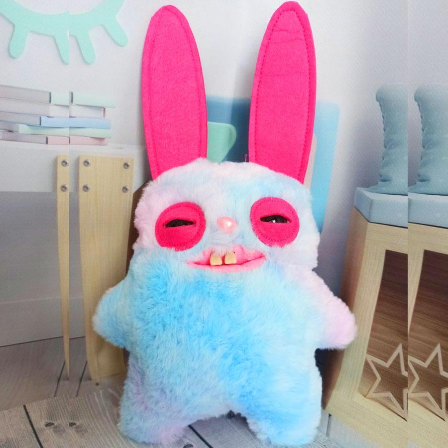 Мягкая игрушка для детей Fuggler Радужный Безумный Кролик 22 см (Арт EPC14730M)