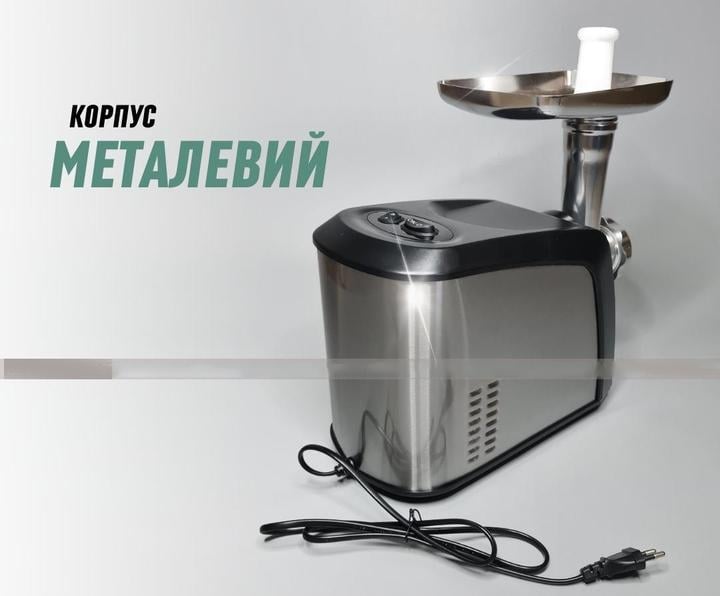 Электромясорубка Rainberg RB-2270 3800 Вт Black (30487921) - фото 3 Электромясорубка Rainberg RB-2270 3800 Вт Black (30487921) - фото 3