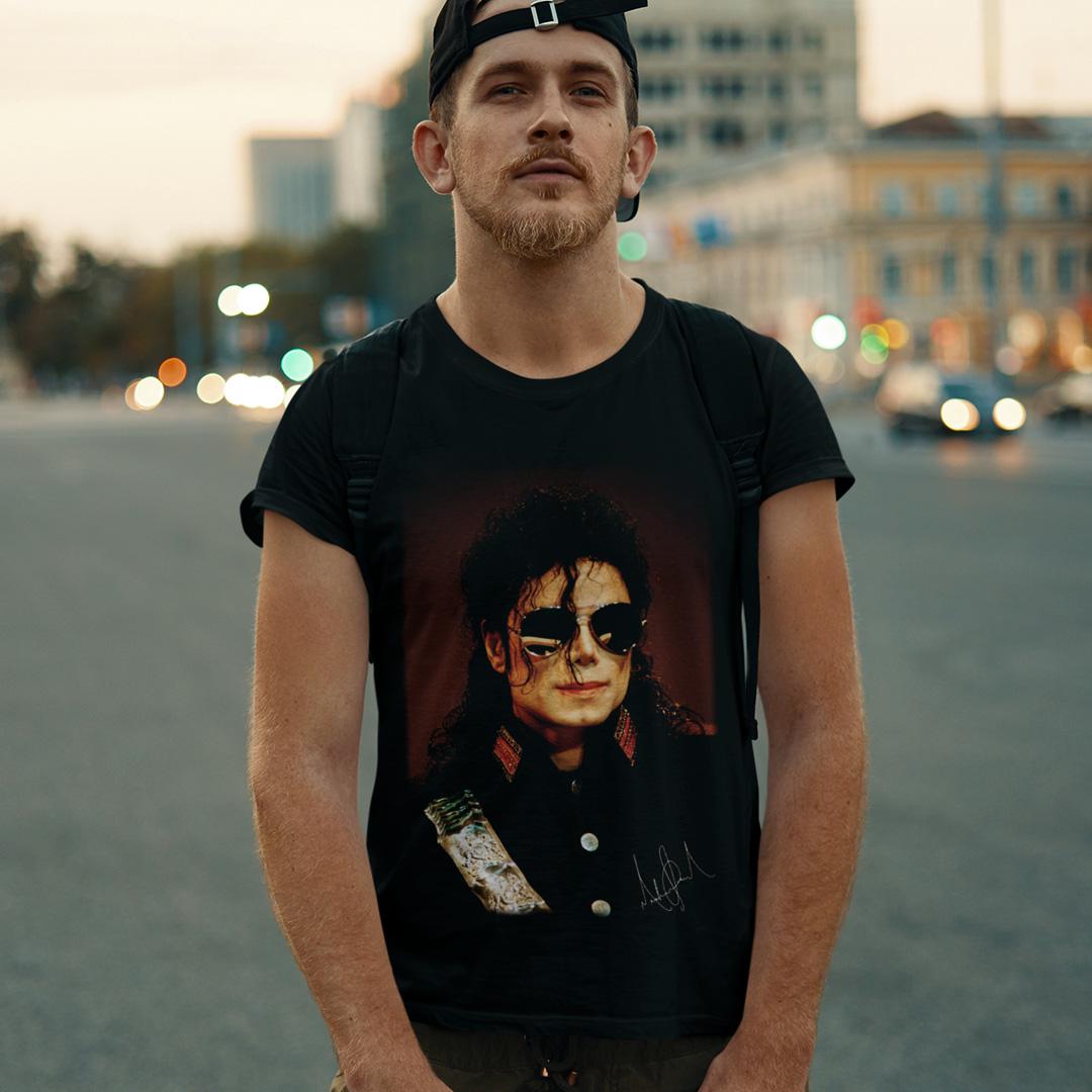 Футболка унисекс Michael Jackson By Mick Hutson Dangerous Tour 1992 XS Черный (32697918)