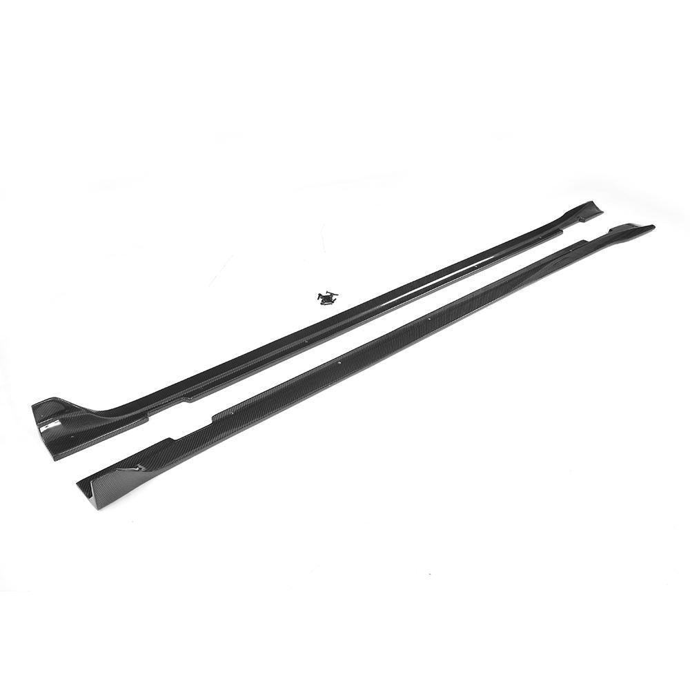 Боковые пороги DDCarbon 2013-2016 для Porsche Panamera 2009-2016 гг. натуральный карбон (153127)