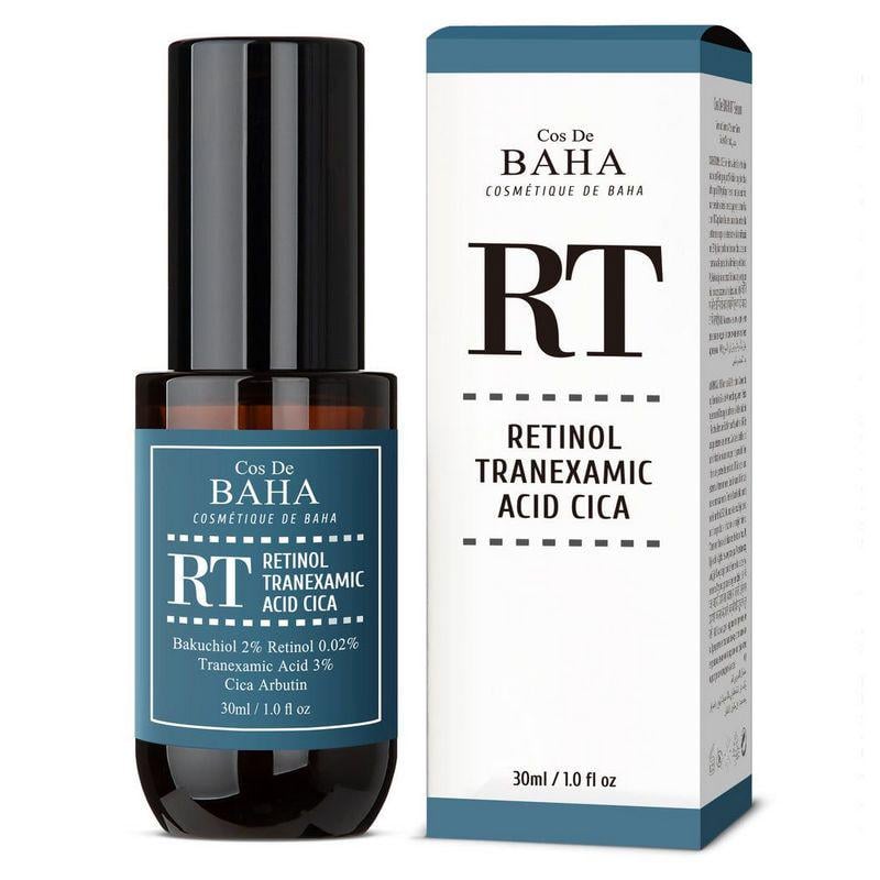 Сироватка для обличчя з ретинолом і транексамовою кислотою Cos de BAHA Retinol Tranexamic Serum 30 мл (8809240319222)
