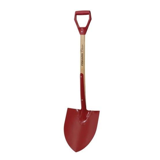 Лопата заостренная Fiskars ClassicPro FSC Красный (1014776)