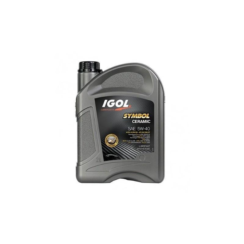Моторное масло IGOL SYMBOL CERAMIC 5W-40 2 л (18075823) - фото 1 Моторное масло IGOL SYMBOL CERAMIC 5W-40 2 л (18075823) - фото 1
