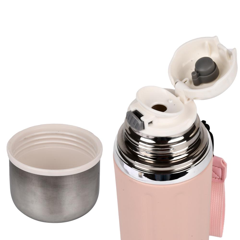 Термос с чашкой Stenson MT-5349 800 мл Розовый (27918121) - фото 3 Термос с чашкой Stenson MT-5349 800 мл Розовый (27918121) - фото 3