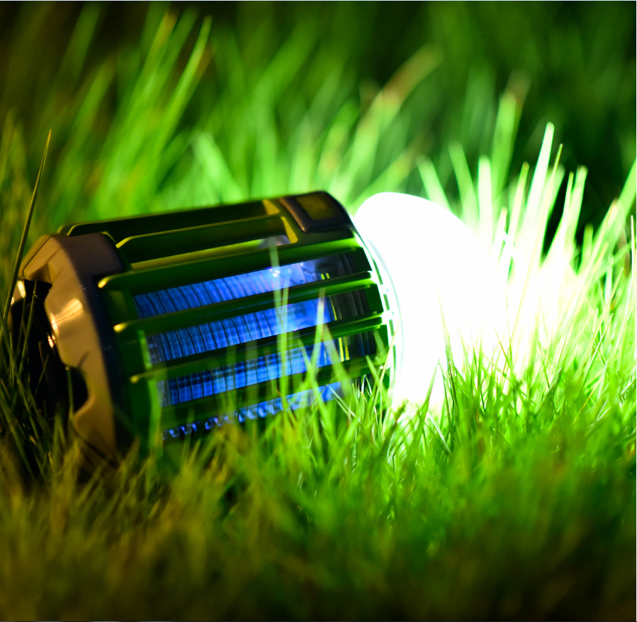 Уничтожитель насекомых SUNROZ Killer Lamp M5 IPX6 2в1 умный фонарь ловушка для комаров и мух 2000 мА Желтый - фото 4