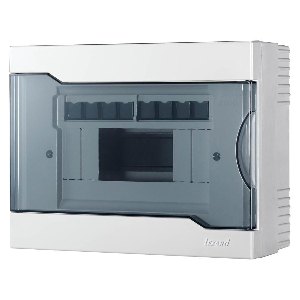 Щиток навісний Lezard пластиковий на 8 модулів Білий (23811953)