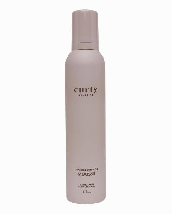 Сильный структурирующий мусс IdHair для волос Curly Xclusive Strong Definition Mousse 250 мл