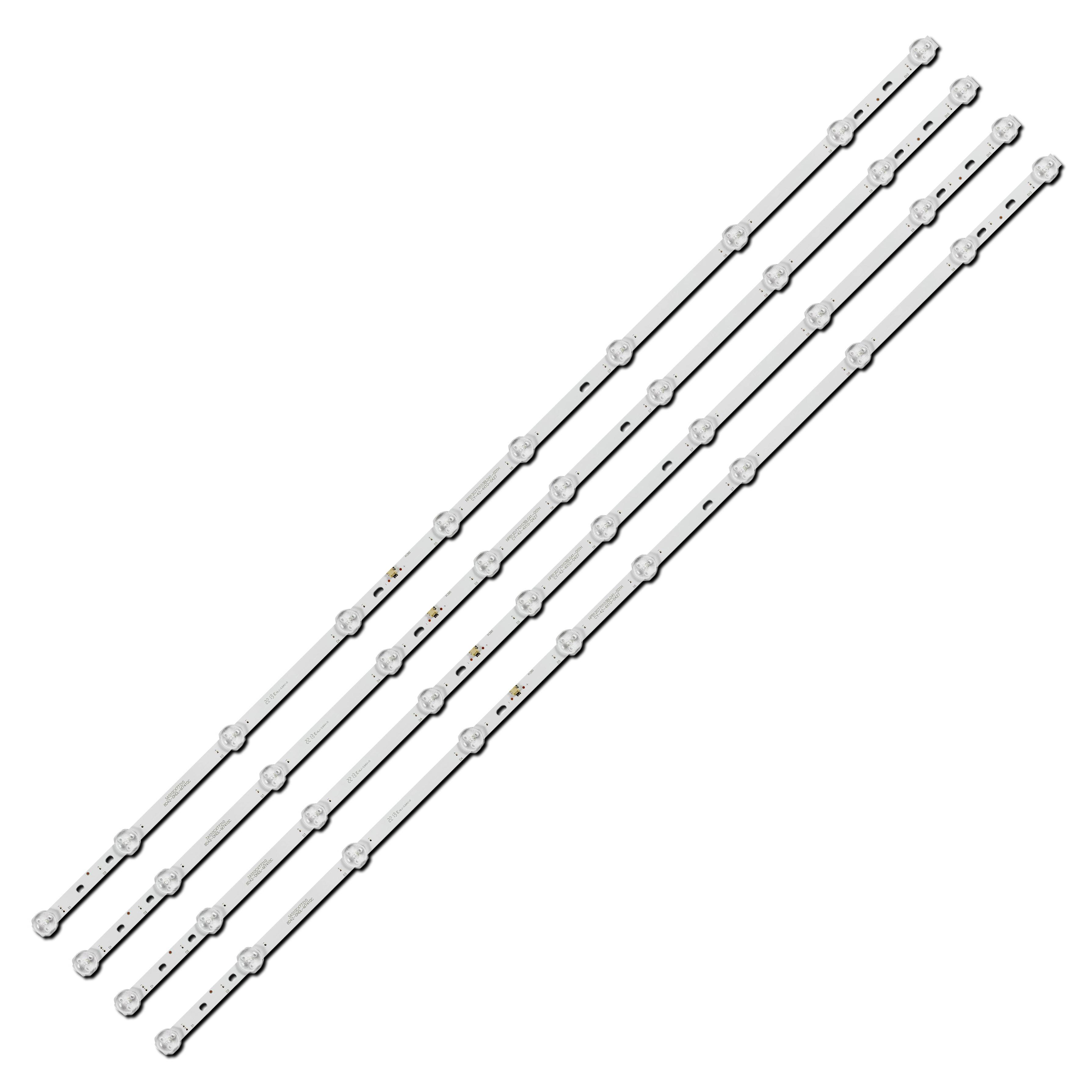 Комплект LED подсветки для TV NPB12D770103BL041-001H CY-42-4X10-0427 0842C4X10-770-M15 8D42-DNDL-M7410C 43" 4 шт. (ART-15009)