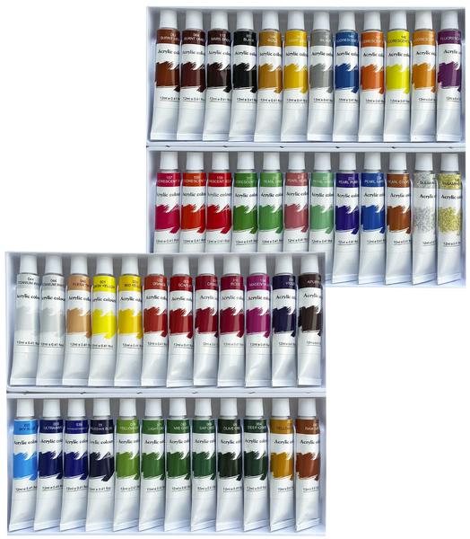 Набор акриловых красок Monet тубы в картоне 48 шт./12 мл Разноцветный (1054812)