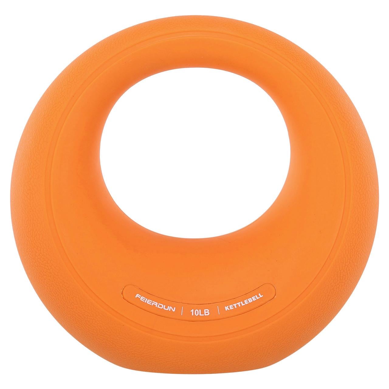 Гиря цельная SP-Sport SC-80145-10LB с TPR покрытием Star Moon 4,5 кг Оранжевый (2532843205)