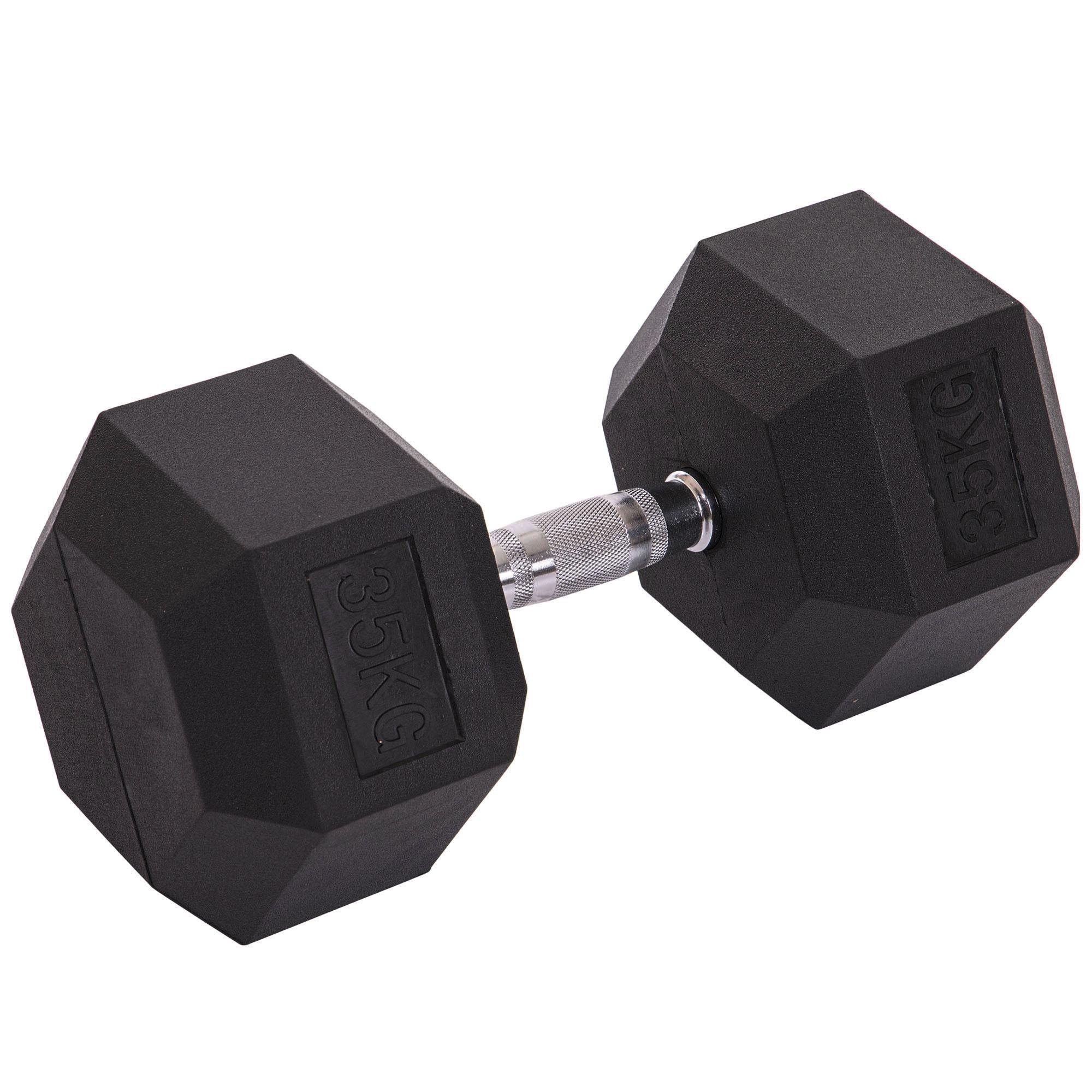 Гантель цельная Zelart TA-2679-35 шестигранная 1 шт. 35 кг (DR002826)