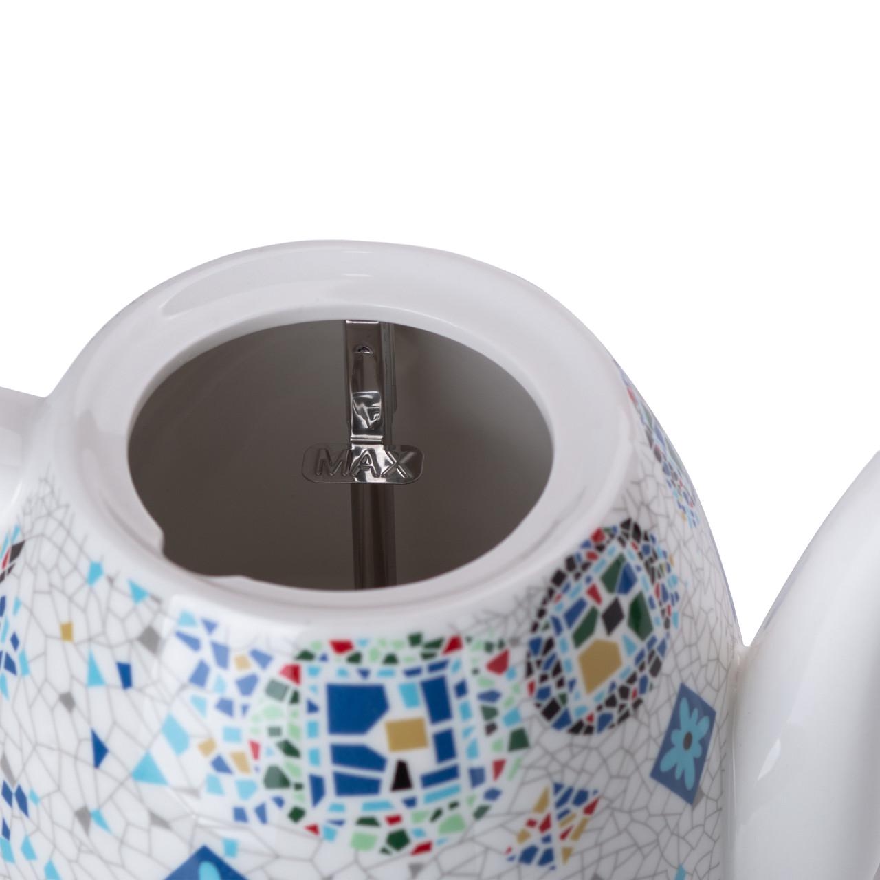 Електрочайник керамічний Sokany SK-09008 безшумний 1,5 л 1000 Вт Білий (2355584681) - фото 6 Електрочайник керамічний Sokany SK-09008 безшумний 1,5 л 1000 Вт Білий (2355584681) - фото 6