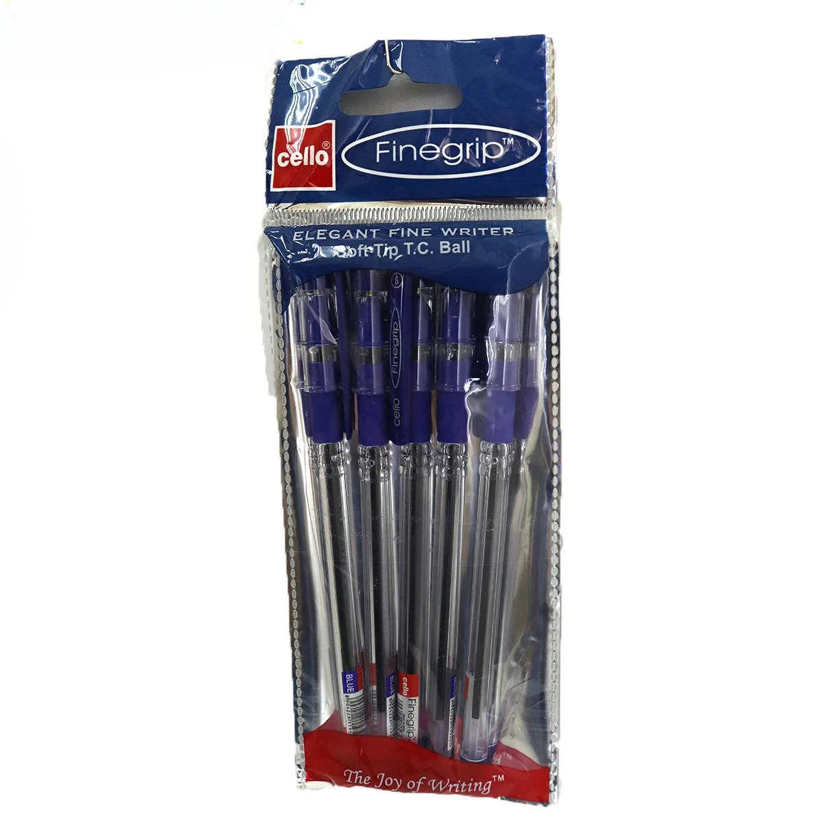 Ручка Cello Finegrip 5PC/OPP 0,7 мм 5 шт. Фіолетовий (MTT-184343)