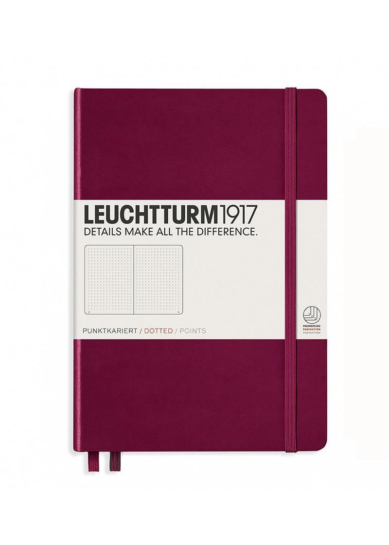 Блокнот Leuchtturm1917 середній крапка Винний (359695)