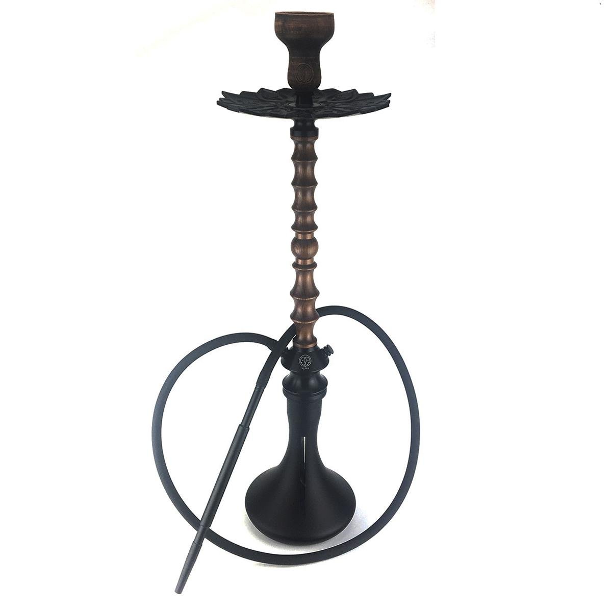 Кальян Karma Hookah 1.1 Brown с колбой Craft Black Matt (034-265) - фото 1