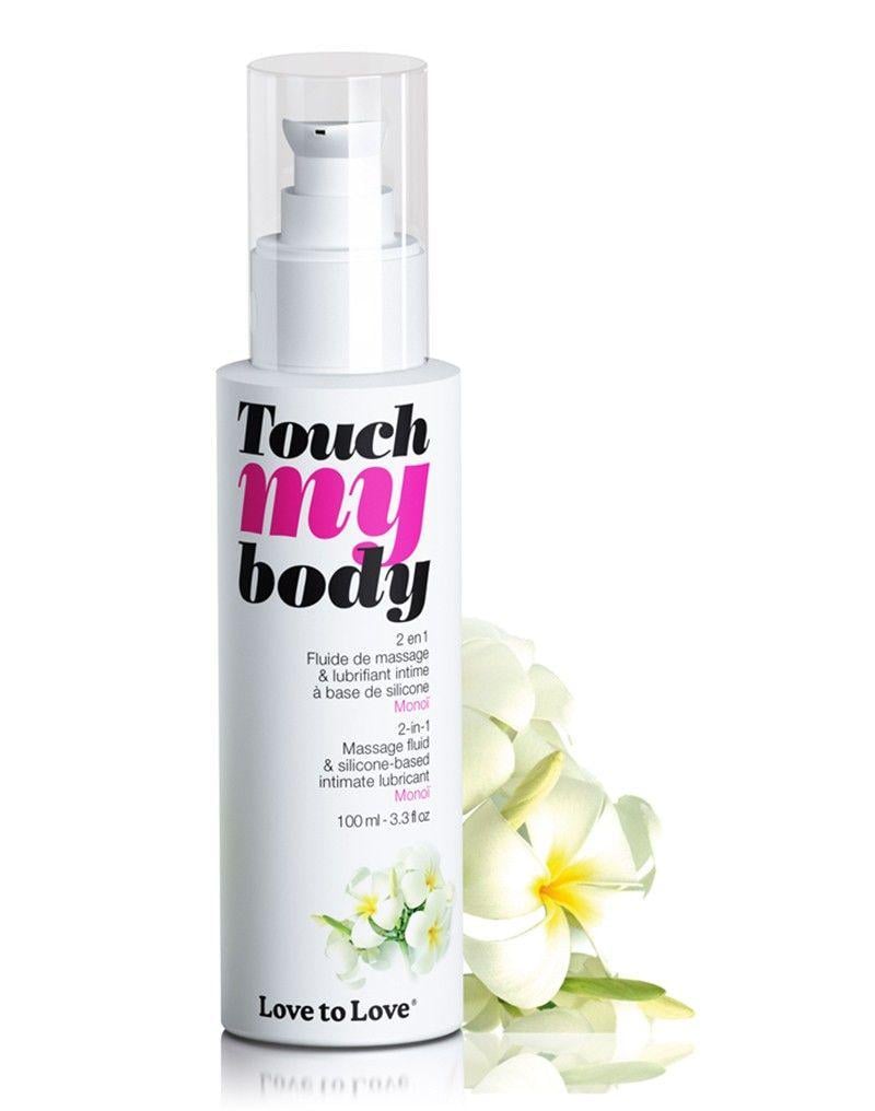 Массажный гель и смазка Love To Love TOUCH MY BODY Monoi 2в1 100 мл - фото 2