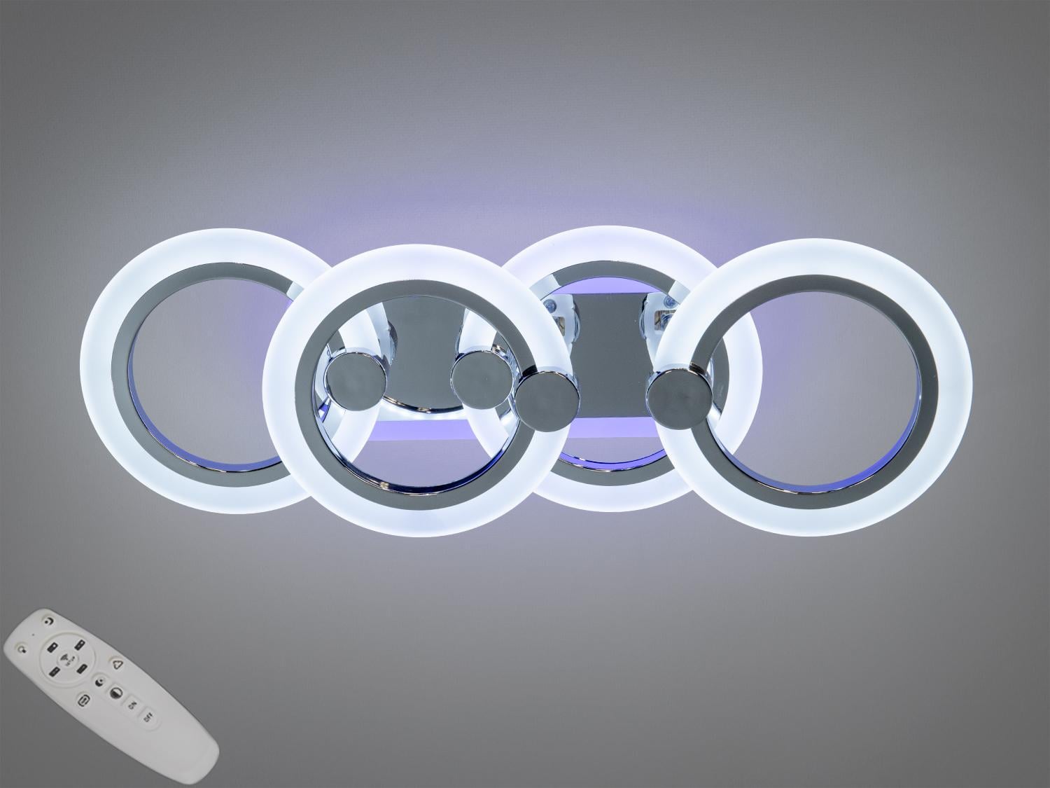 Светильник потолочный LED Diasha HA8022-2+2HRLED3 Хром