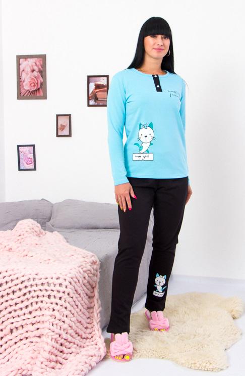Пижама женская Носи свое Кошка р. 48 Небесно-голубой (8240-023-33-v5) Пижама женская Носи свое Кошка р. 48 Небесно-голубой (8240-023-33-v5)