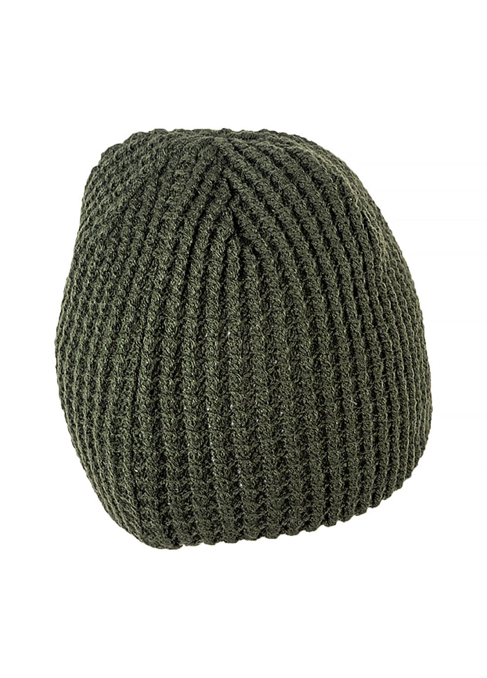 Шапка чоловіча JEEP REVERSIBLE TRICOT HAT J22W One size Хакі (O102597-E844) - фото 2