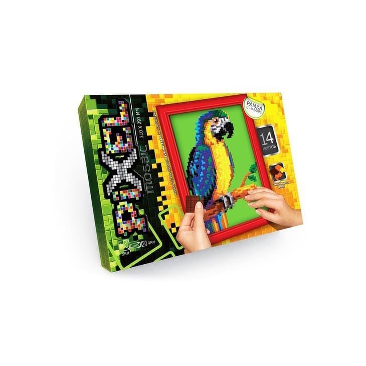 Набір для творчості Danko Toys Мозаїка Піксель Риба РМ-01-09 21х29,7 см рамка в наборі (RLT46946)