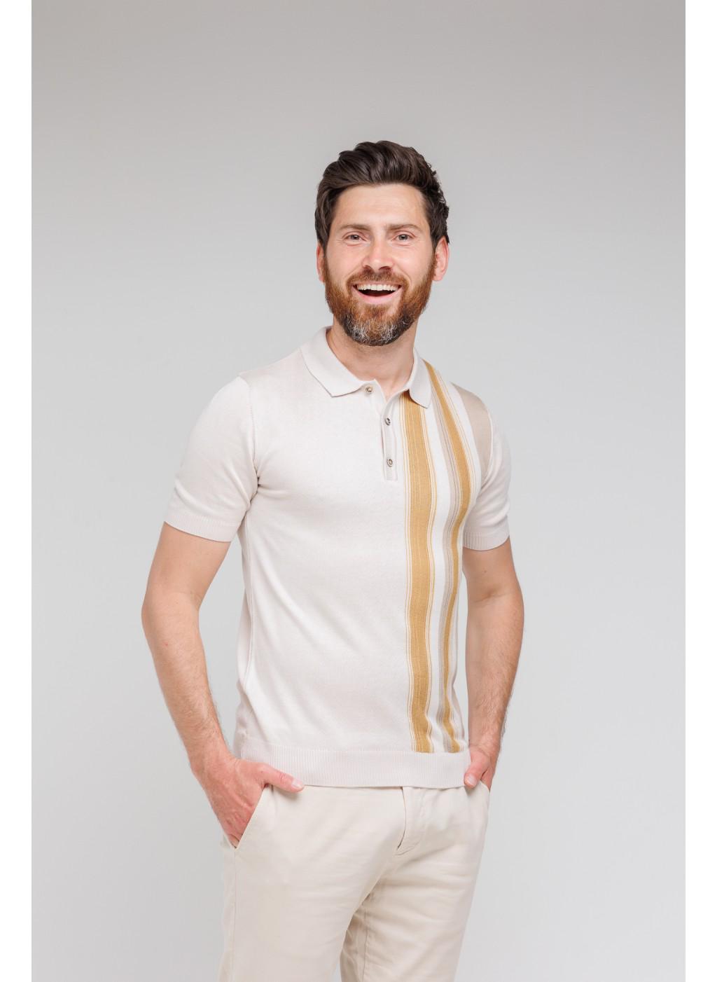 Поло мужское NAVI NV231-TX-05-E XL Бежевый