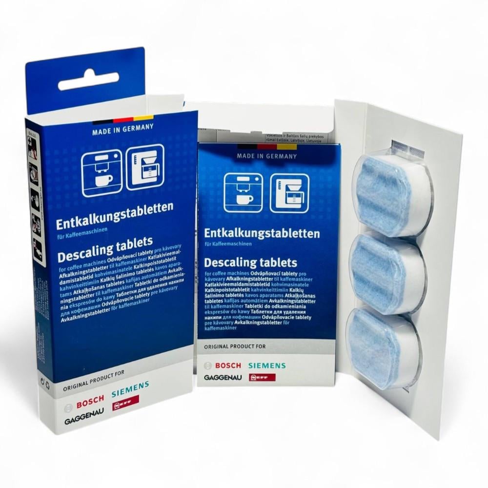 Таблетки для очистки накипи Bosch 00311974 3 шт. (TCZ8002) Таблетки для очистки накипи Bosch 00311974 3 шт. (TCZ8002)