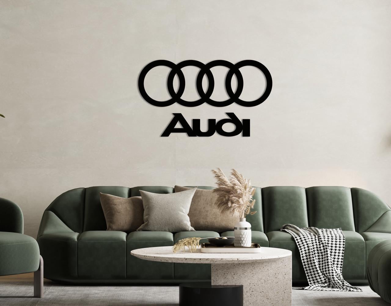Декоративное панно на стену Upwood Decor Audi 70х122,5 см Black (1578012716)