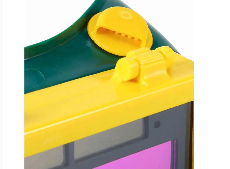 Очки сварочные с автозатемнением оправа зеленая резина/откидная линза с косвенной вентиляцией 6 клапанов (23164078) - фото 4