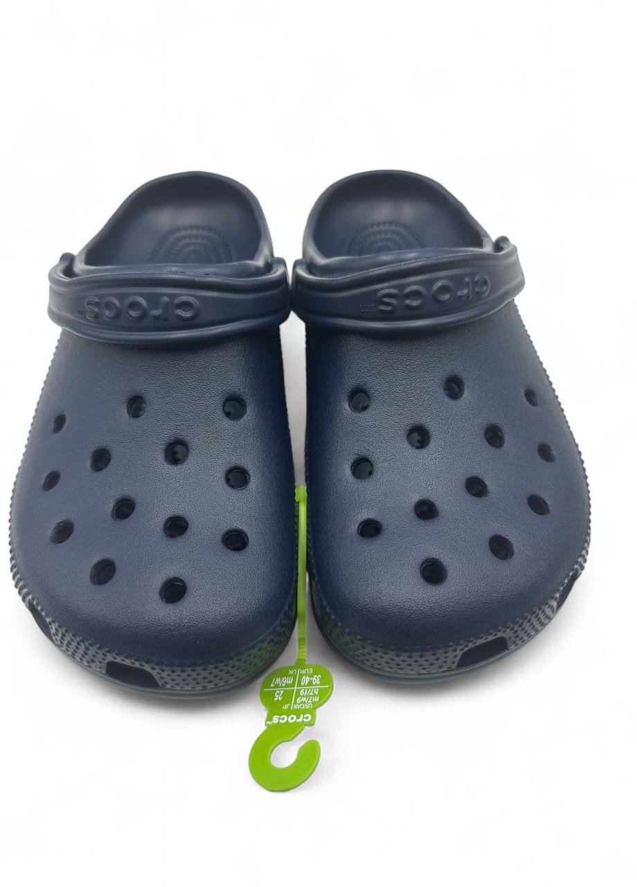 Шлепанцы женские сабо Crocs Classic 10001-410 M7W9 р. 39/40 26 см Синий (2741470715)