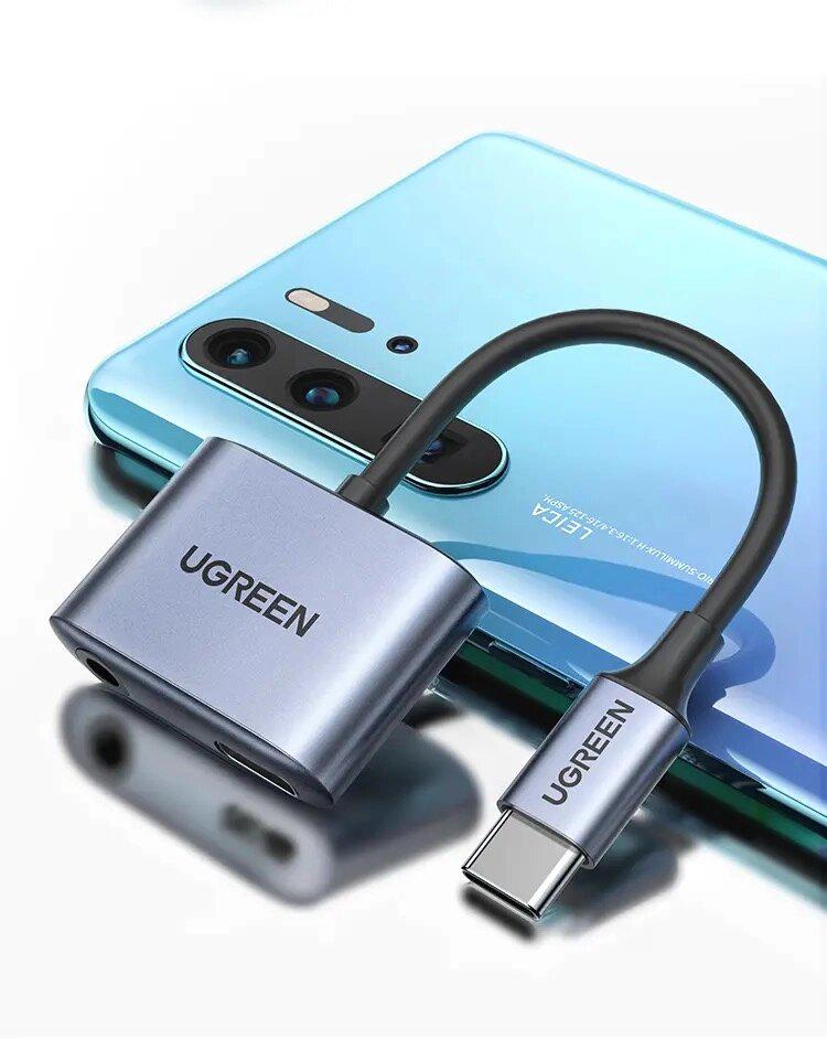 Адаптер для наушников UGREEN CM231 DAC Chip USB-C to 3,5 мм с функцией PD (60164) - фото 14