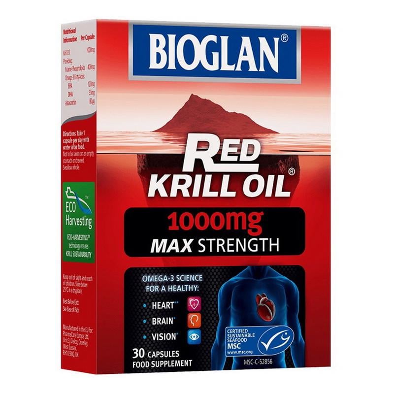 Масло криля Bioglan Max Strength Red Krill Oil 1000 mg 30 капс. (23077-01)