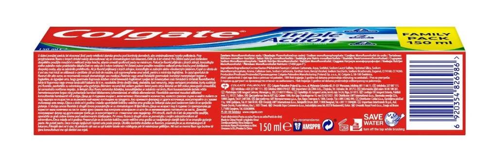 Зубна паста Colgate Потрійна дія 150 мл (2466169352) - фото 4