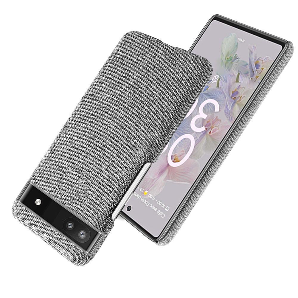 Тканинний чохол для Google pixel 6a (світло-сірий) - фото 2